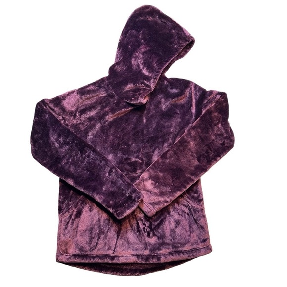 C9 By Champion Velvet Purple Hooded Pullover Girls Size Large - Picture 1 of 4